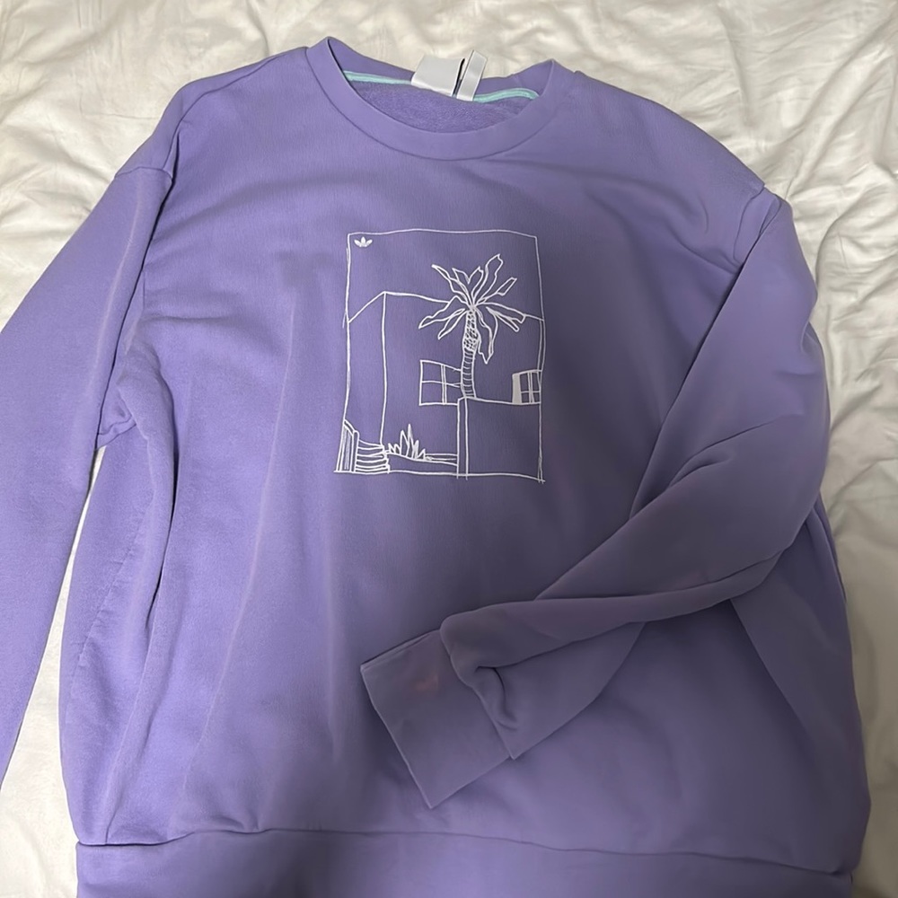 Adidas Purple Crewneck